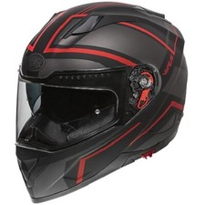 CASCO INTEGRALE VYRUS ND92 BM NERO ROSSO OPACO PREMIER SIZE S