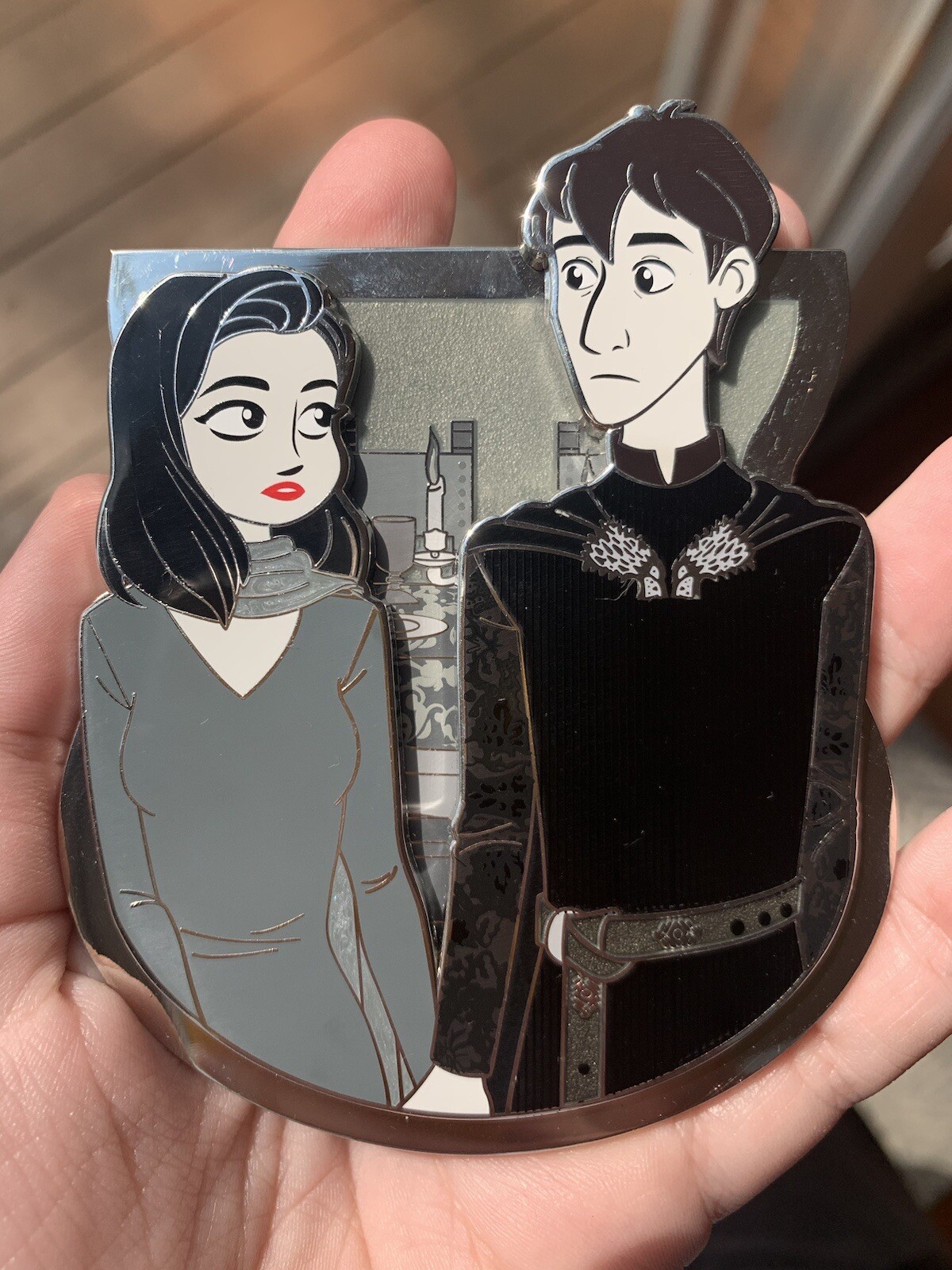 7 Magic Kingdoms Paperman x Robb & Talisa Stark LE 40 Fantasy Pin by The Pin Hut