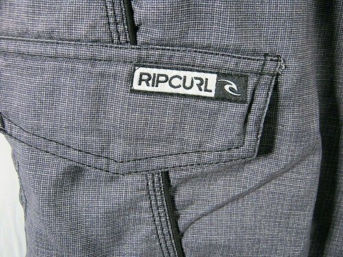 Ripcurl Mens Board Shorts Beach Surf Swim Trunks Size 36 Wake Pockets Drawstring - Picture 3 of 8
