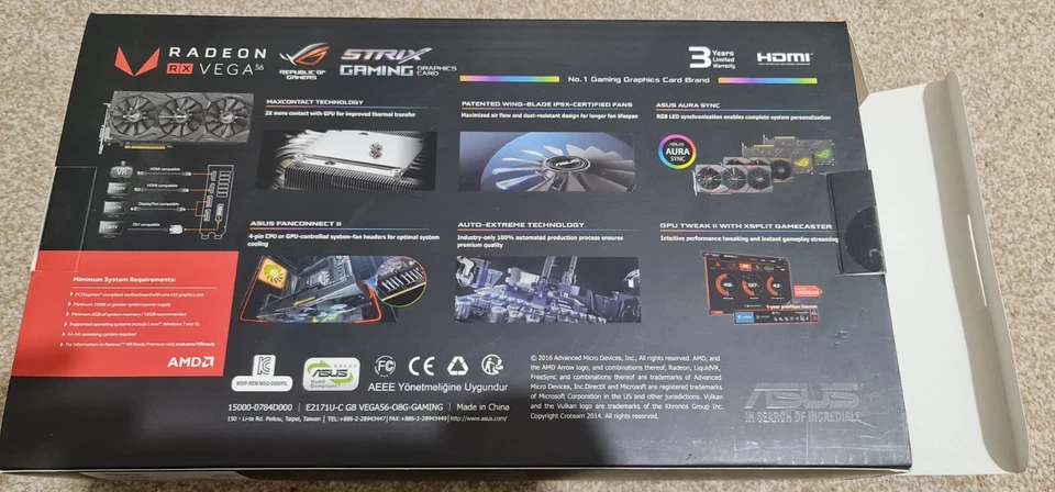 Asus ROG Strix RXVega56 8Gb - Image 4 of 4
