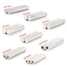 1-100PCS Super Strong Round Disc Magnets Rare-Earth Neodymium Magnet N35/N50/N52