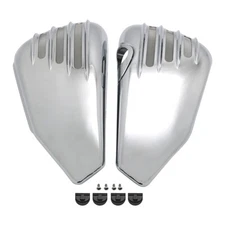 L&R Side Battery Cover Oil Tank Panel Fit For Harley Sportster XL 883 1200 48 72