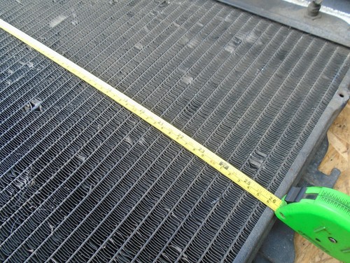 Old CHRYSLER 2 row brass RADIATOR Dart ? Duster ? Scamp ? Valiant ? - Picture 11 of 12