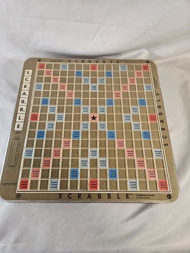 1989 Vintage Deluxe Scrabble Turntable Edition Complete 100 Tiles - Picture 3 of 10