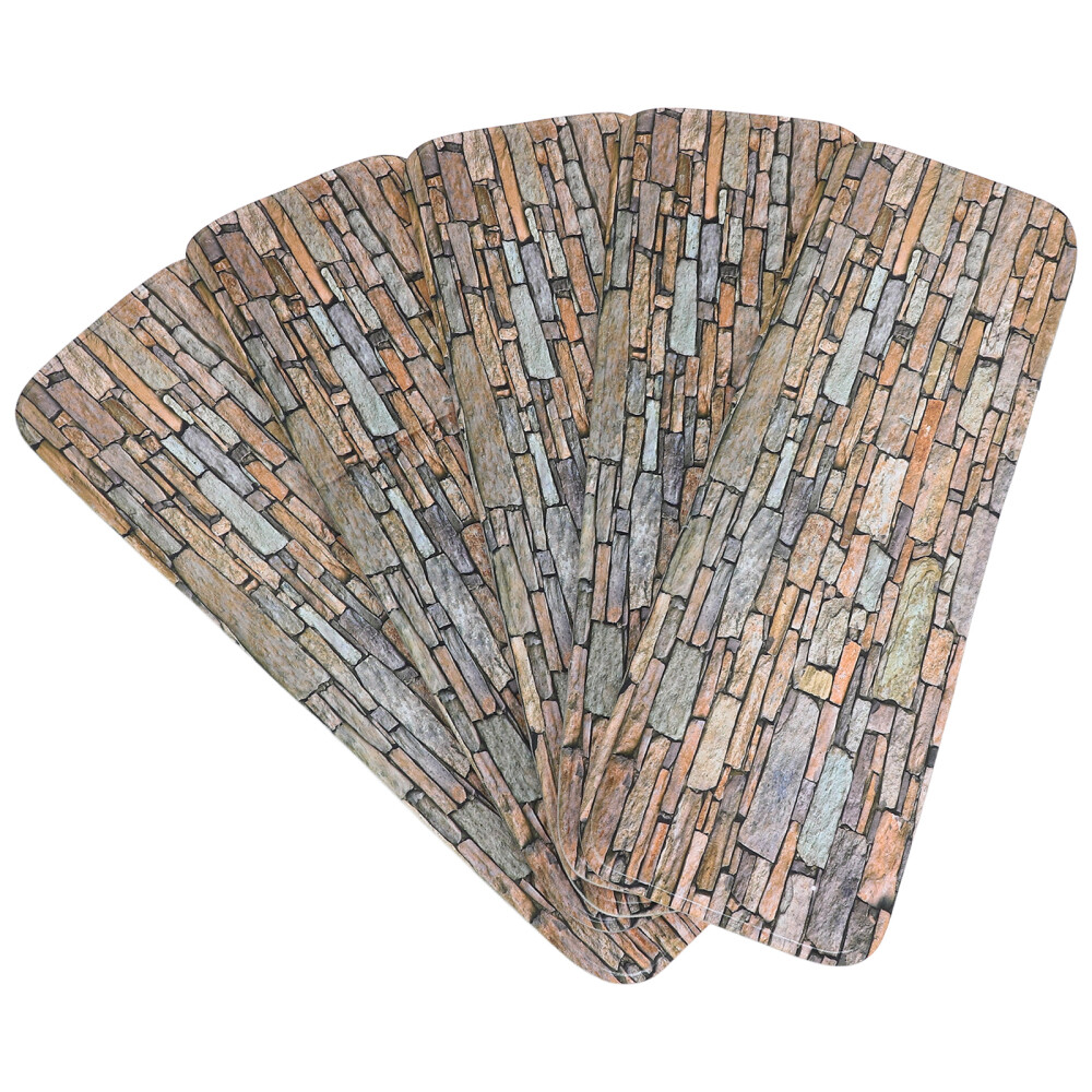 5 Pcs Washable Stair Tread Step Rugs for Stairs Carpet Treads