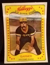 1981 Kellogg's 3-D Super Stars #44 Phil Garner Pittsburgh Pirates NR-MINT++