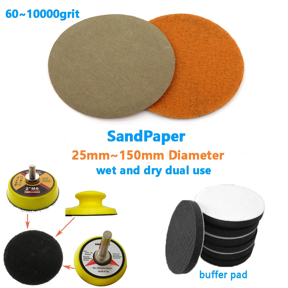 Hook and loop wet cheap and dry sandpaper