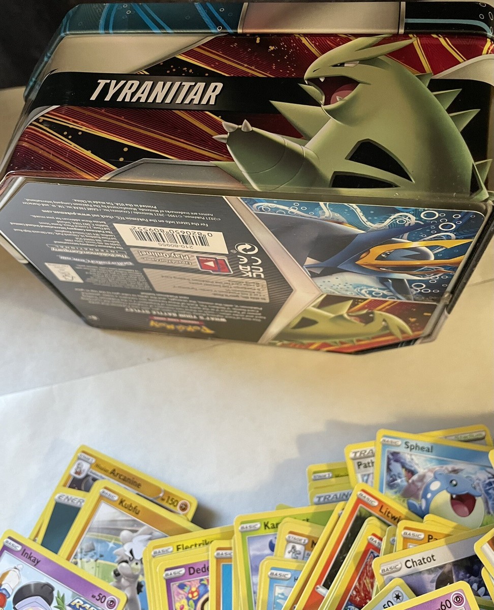 Pokemon TRADING CARD GAME (V STRIKERS TIN) TYRANITAR