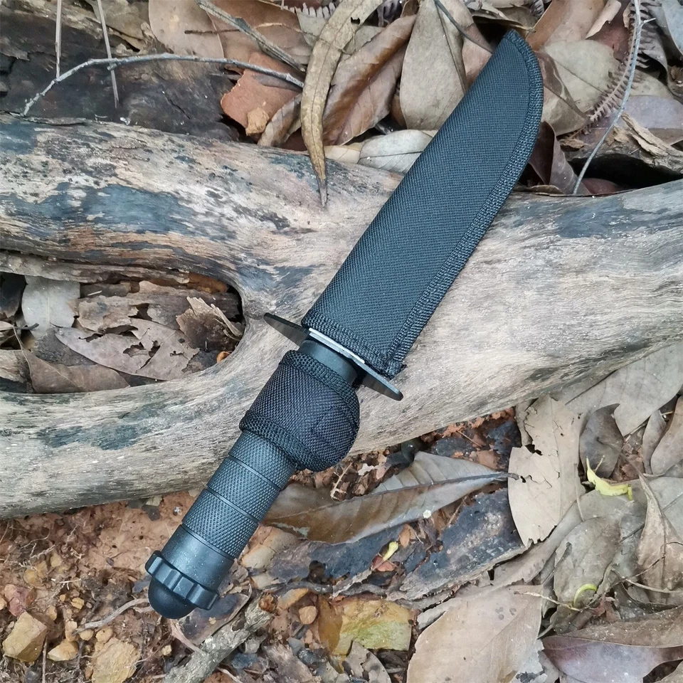 Cuchillo de hoja fija de acero inoxidable 8CR13MOV de alta calidad, herramientas de camping de caza Foto 4 de 4