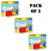 Pack Of (3) Playmobil 6793 Farmer With Wheelbarrow Set Ages 1 1/2+ on sale Pack Of (3) Playmobil 6793 Farmer With Wheelbarrow Set Ages 1 1/2+ on sale