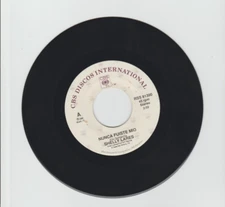 *SHELLY LARES-"Nunca Fuiste Mio/No Te Vayas a Dejar"   *Tejano Vinyl 45  {S24}