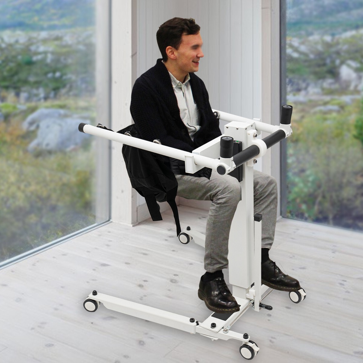 Liftcare AX-HXL1810 Patient Lift Wheelchair for Home Transfer