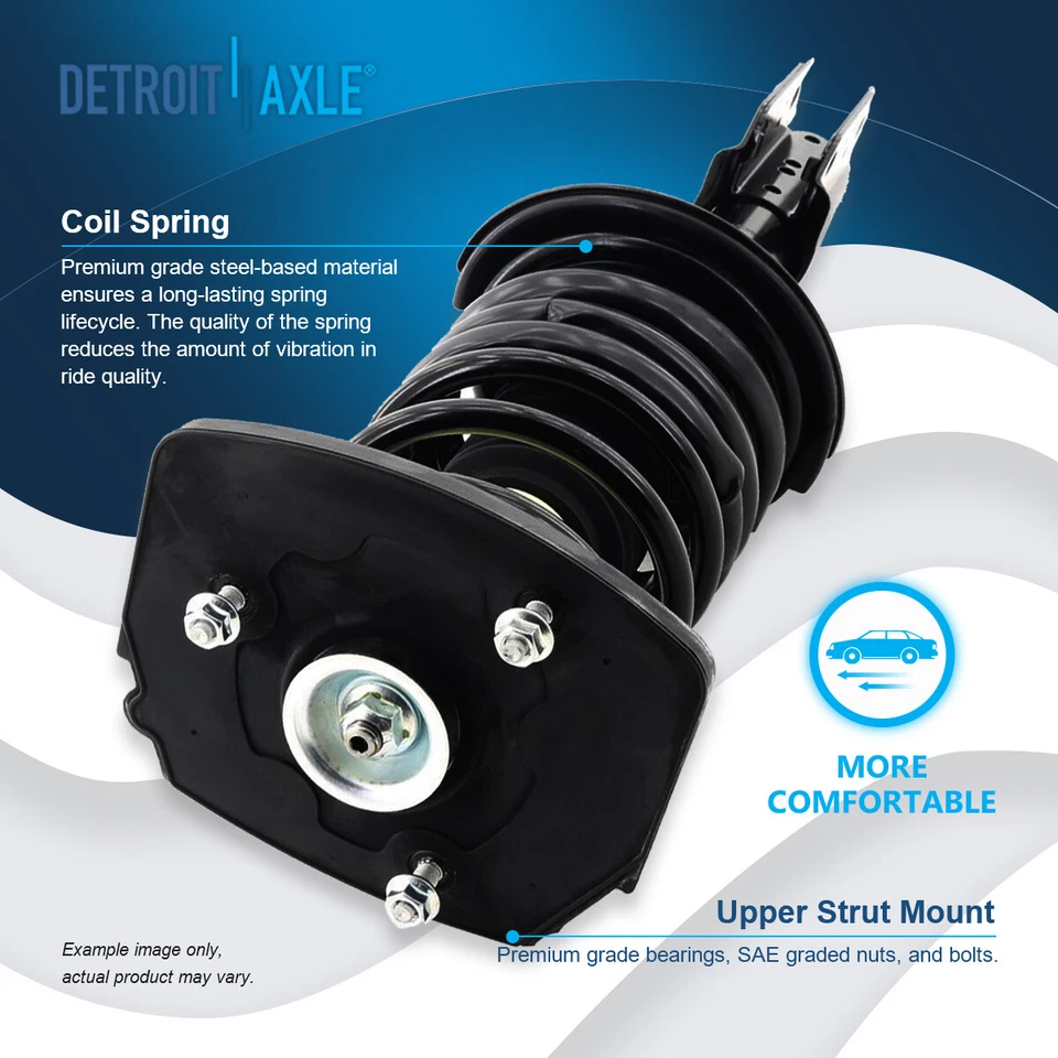 Puntal delantero trasero 14 piezas con barra estabilizadora de cubo de rueda de resorte para Pontiac Grand Prix 2004-08 Foto 3 de 4