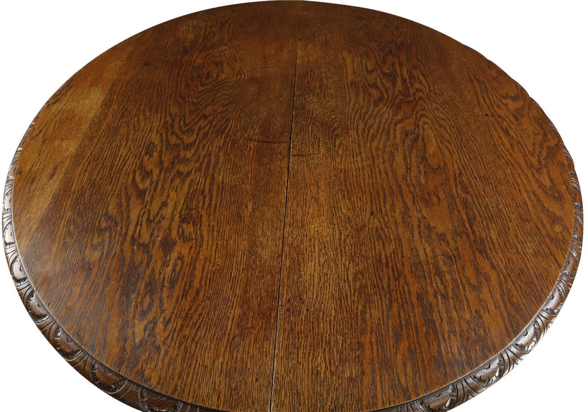 フランス アンティーク Oval Oak Table Lot - French oval dining table in oak