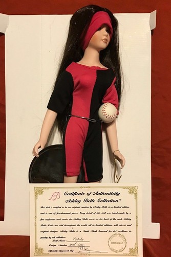 Ashley Belle Fine Bisque Genuine Porcelain Keepsake Doll 16" Tall - Picture 10 of 11