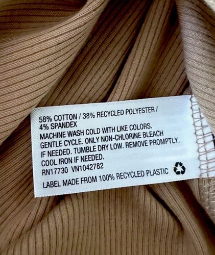Tank Top Womens Small Camel Ribbed Racer Back Shirt Wild Fable Runner Casual New - Picture 5 of 11