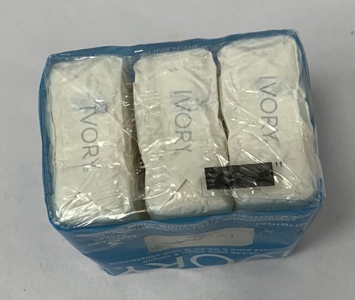 NOS Sealed Vintage IVORY Soap Package Of 3 - 3oz Bars - Picture 4 of 6