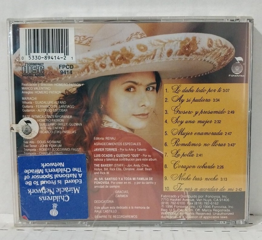 Carmen Jara Mujer Enamorada (CD 053308941421) *NEW* 53308941421| eBay