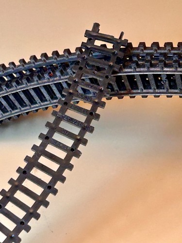 Arnold N 0131 5 Stück Gleis Kurve 90° R 192 braune Schwellen gebraucht - Bild 2 von 7