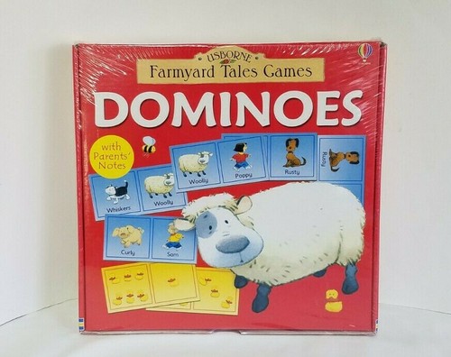DOMINOES Farmyard Tales Games (Usborne) gioco per bambini età 2-6 anni NUOVO E SIGILLATO - Foto 1 di 6