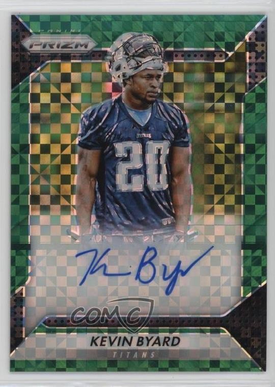 2016 Panini Prizm Rookie Green Power 30/49 Kevin Byard #RA-KBY Auto RC 8x7