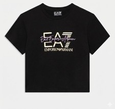 T-Shirt EA7 Emporio Armani Junior Train Logo Series 7G0000214 UC001 Nero