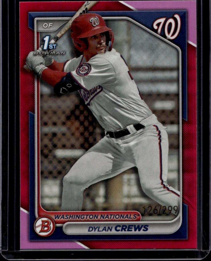 2024 Bowman #BP-23 Dylan Crews Prospects Fuchsia #/299