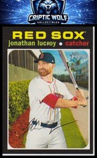 2020 Topps Heritage #561 Jonathan Lucroy Boston Red Sox