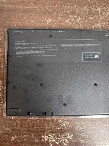 Logitech Illuminated Keyboard Wired USB K740 Y-UY95 Tested & Working Very Good - Afbeelding 10 van 12