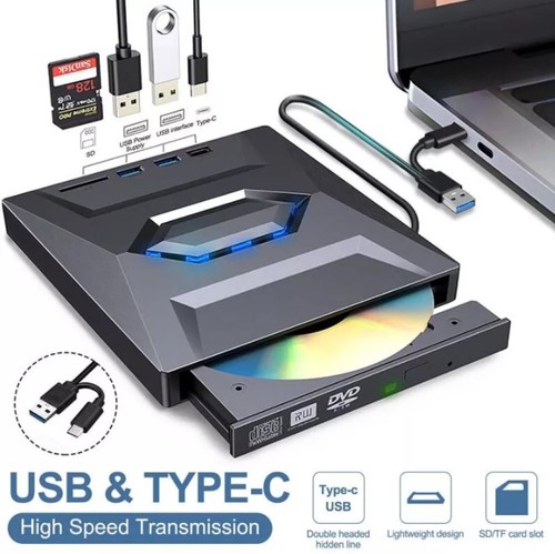 Externes DVD-Laufwerk USB 3.0 CD DVD -RW Brenner DVD-RW Brenner Für-PC Laptop