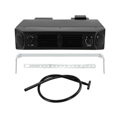 12V 3 Speed 2 Vents Under Dash Air Conditioner Kit for Car Truck 600 CFM