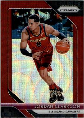 2018-19 Panini Prizm Prizms Ruby Wave #190 Jordan Clarkson - BSK