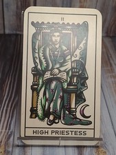 Tattoo Tarot Card High Priestess, single swap, Ink & Intuition 2018 Good craft