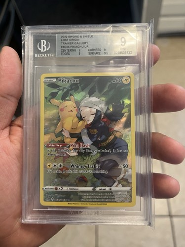 Pikachu graded BGS 9 for sale on eBay
