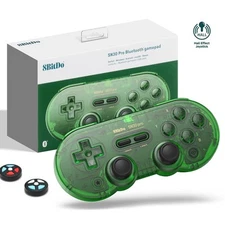 8Bitdo SN30 Pro Wireless Bluetooth Controller (Hall Effect Jade Green 