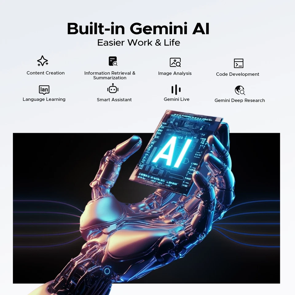DOOGEE U12/U13 12/13inch Tablet with Gemini AI Android 16 Tablet 32GB+256GB 2025 - Image 3 of 4