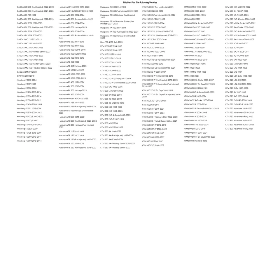 Piñón trasero de circonio Dirt Tricks cromático de 50 dientes para KTM 625 SXC 2003-2004 Foto 3 de 4