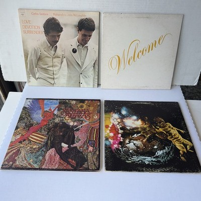 SANTANA LP LOT SELF TITLED ABRAXAS WELCOME LOVE DEVOTION SURRENDER  vinyl album