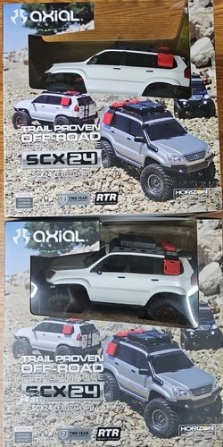 Axial SCX24 Lexus GX 470 1/24 4WD RTR Scale Mini Crawler White AXI1532T1