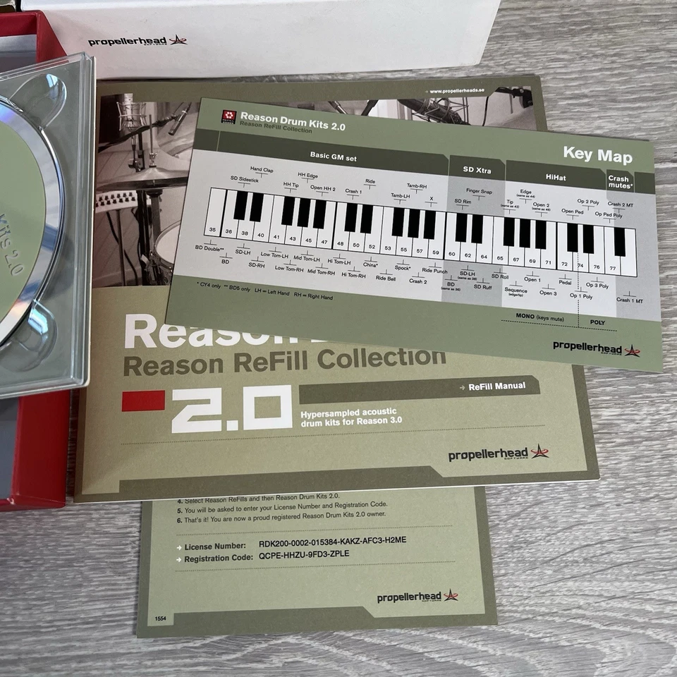 Propellerhead Reason Drum Kits 2.0 ReFill Boxed - Hypersampled mit Lizenz - Bild 3 von 4