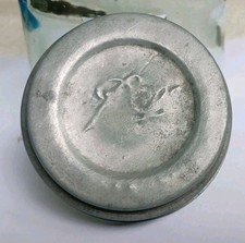 Vtg (Error Factory Embossing Stamping) Regular Mouth Ball  Zinc Fruit Jar Lid