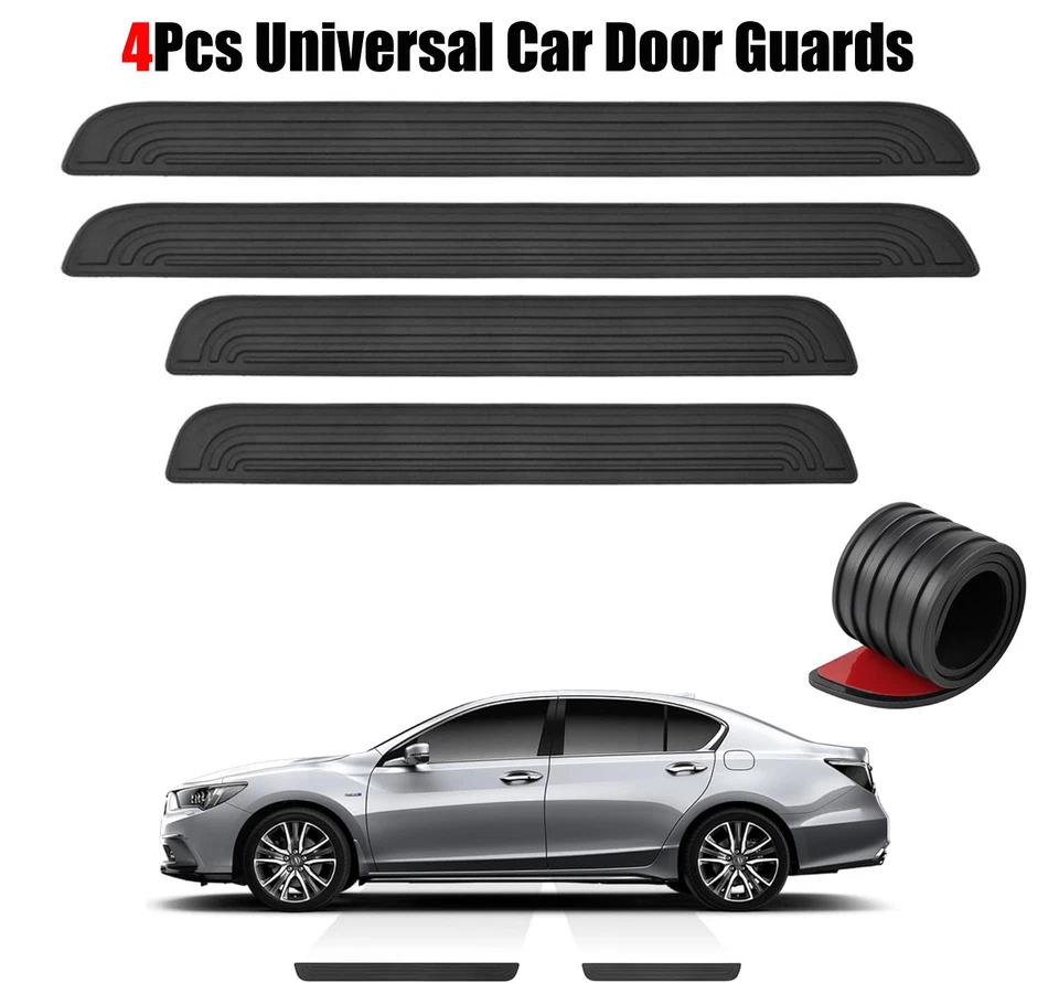 4 шт универсальных резиновых защитных накладок на пороги двери автомобиля для Mazda - Изображение 3 из 4