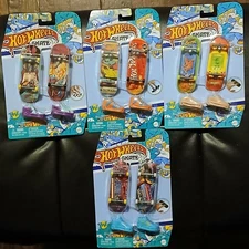 4 Pack Bundle 2 Per Pack Of HotWheels Tech Decks