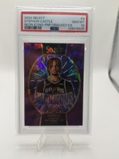 202425 Select Basketball Stephon Castle Neon Icon 52/75 Purple Cracked Ice pop 2