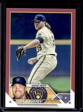 2023 Topps Corbin Burnes Mother's Day Hot Pink #/50 Brewers