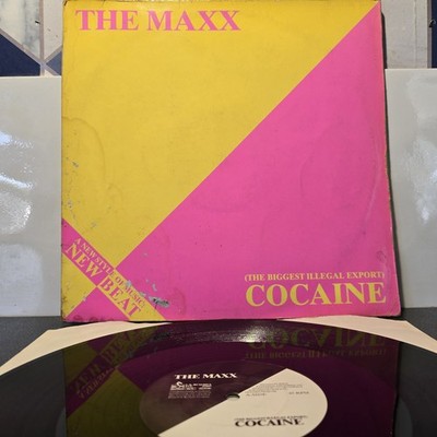 The Maxx - Cocaine 12  Vinyl - New Beat Maxi Single - 1988 - CIM Records