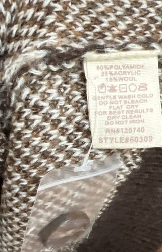New Mystree Cardigan Sweater Argyle Button Cottagecore Boyfriend Women’s Large - Picture 7 of 9