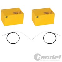 2X Hella Handbremsseile Passend FüR VW Golf Jetta