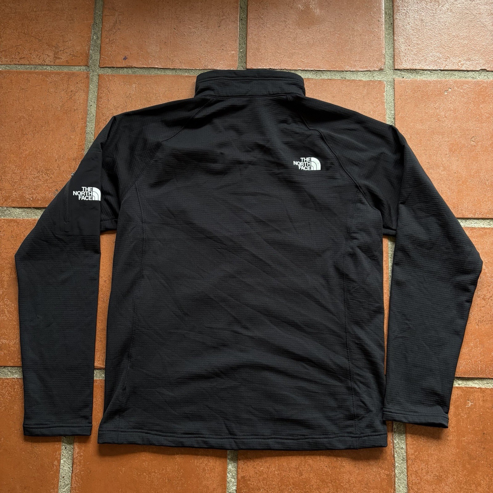 NWT The North Face Mountain Peaks Full Zip Jacket Black Men's Large Company Logo thumbnail 6