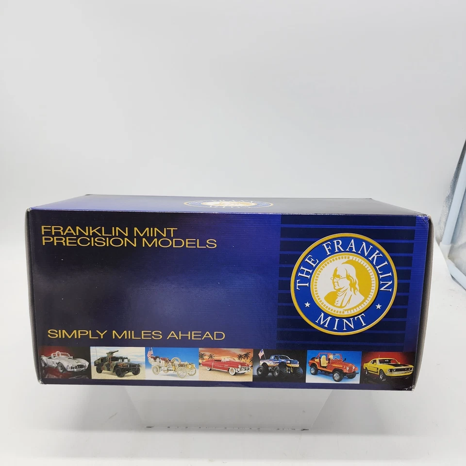 Franklin Mint 1967 Ford Mustang GTA Convertible In Blue Beige Interior RARE HTF - Image 2 of 4